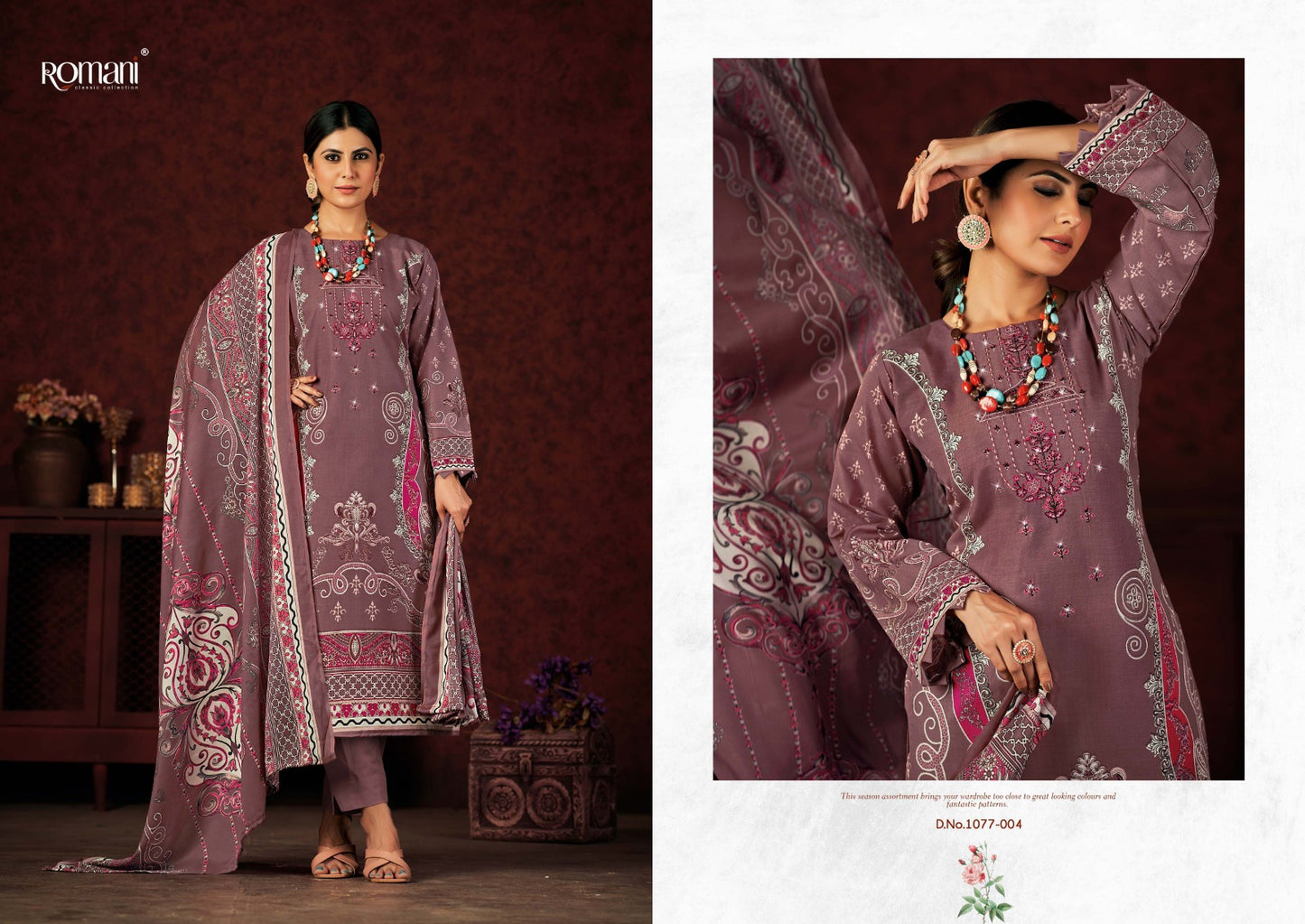 Mareena Vol 13 Romani Cotton Karachi Salwar Suits Manufacturer