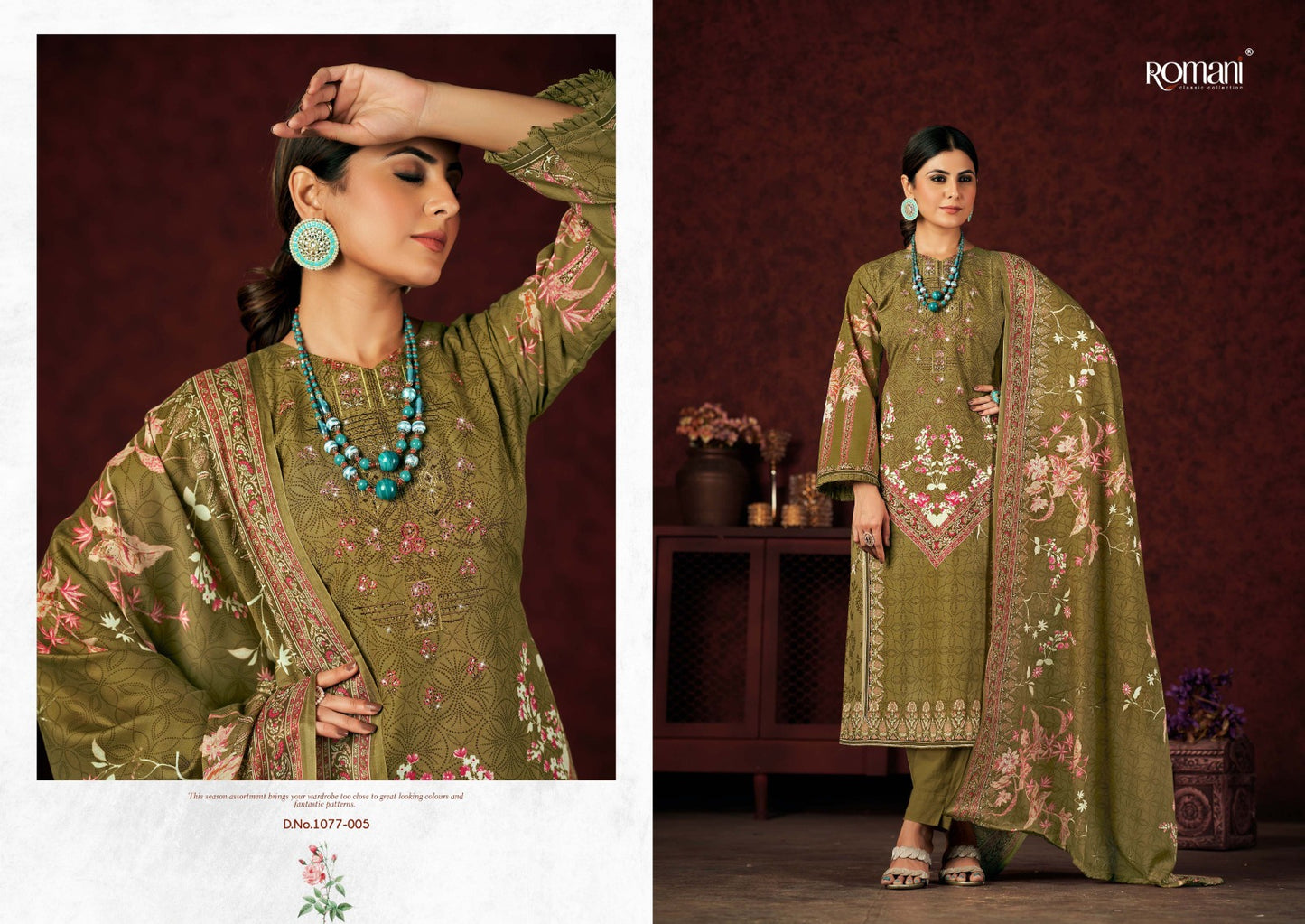 Mareena Vol 13 Romani Cotton Karachi Salwar Suits Manufacturer