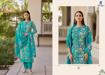 Mari Gold Sargam Prints Viscose Modal Pant Style Suits Manufacturer