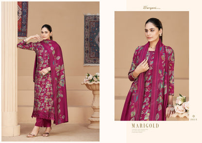 Mari Gold Vol 2 Sargam Prints Viscose Modal Pant Style Suits Wholesale Price