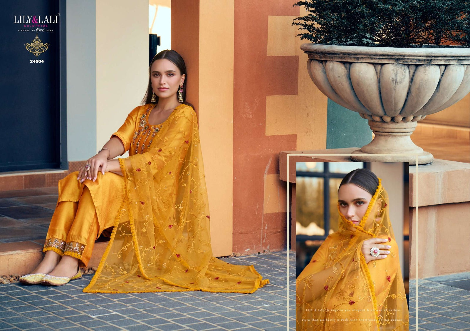 Maria 9 Vol 5 Lily Lali Vichitra Silk Readymade Pant Style Suits Wholesaler India