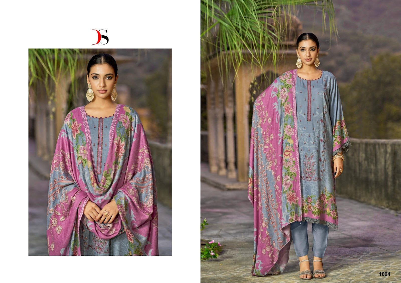 Maria B 25-3 Winter Collection Deepsy Viscose Pashmina Suits Supplier India