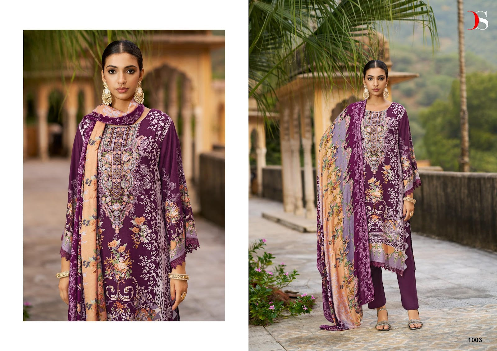 Maria B 25-3 Winter Collection Deepsy Viscose Pashmina Suits Supplier India