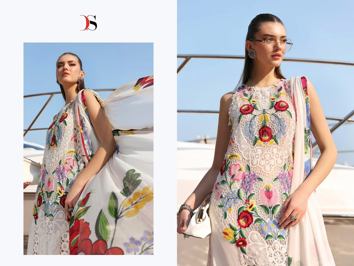 Maria B 3 Nx Premium Embroidered Deepsy Cotton Pakistani Patch Work Suits Wholesaler Ahmedabad