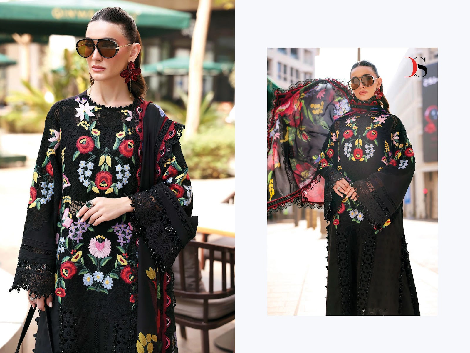 Maria B 3 Nx Premium Embroidered Deepsy Cotton Pakistani Patch Work Suits Wholesaler Ahmedabad