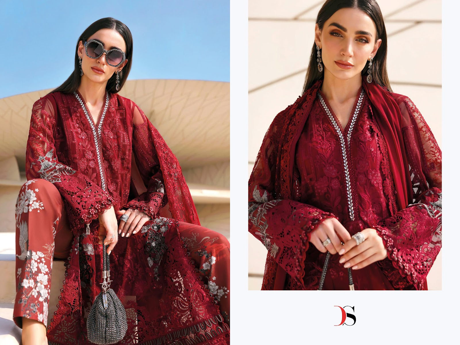 Maria B 3 Nx Premium Embroidered Deepsy Cotton Pakistani Patch Work Suits Wholesaler Ahmedabad