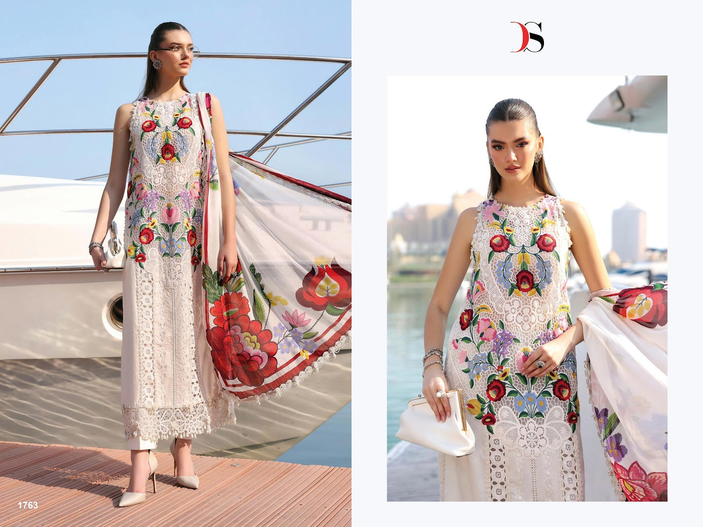 Maria B 3 Nx Premium Embroidered Deepsy Cotton Pakistani Patch Work Suits Wholesaler Ahmedabad
