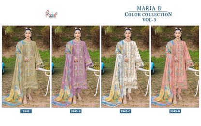 Maria B Color Collection Vol 3 Shree Fabs Pure Cotton Pakistani Salwar Suits Manufacturer