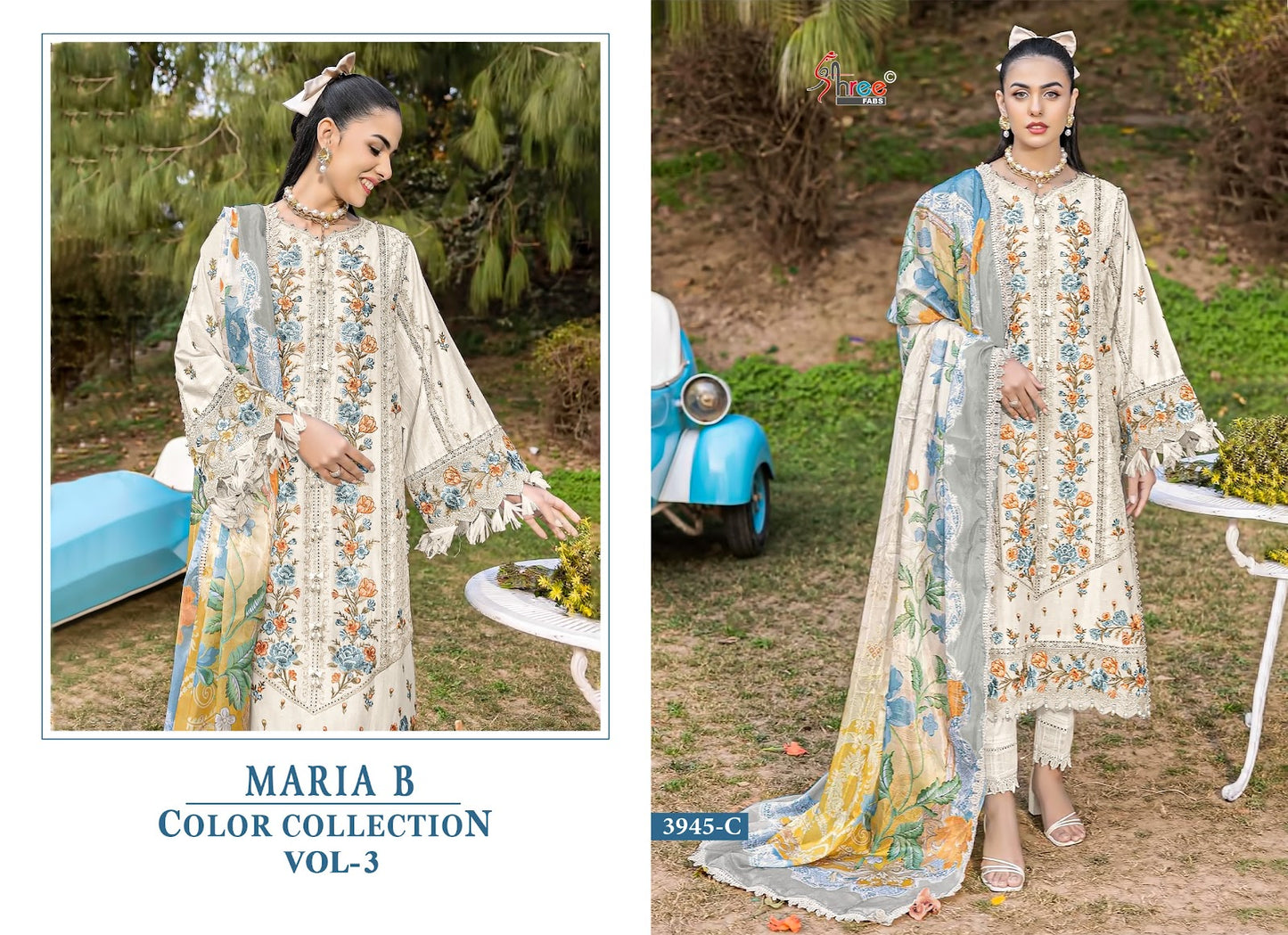 Maria B Color Collection Vol 3 Shree Fabs Pure Cotton Pakistani Salwar Suits Manufacturer