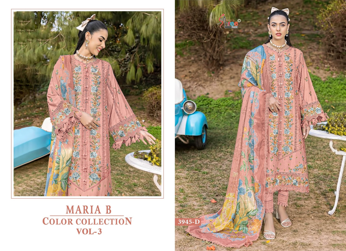 Maria B Color Collection Vol 3 Shree Fabs Pure Cotton Pakistani Salwar Suits Manufacturer
