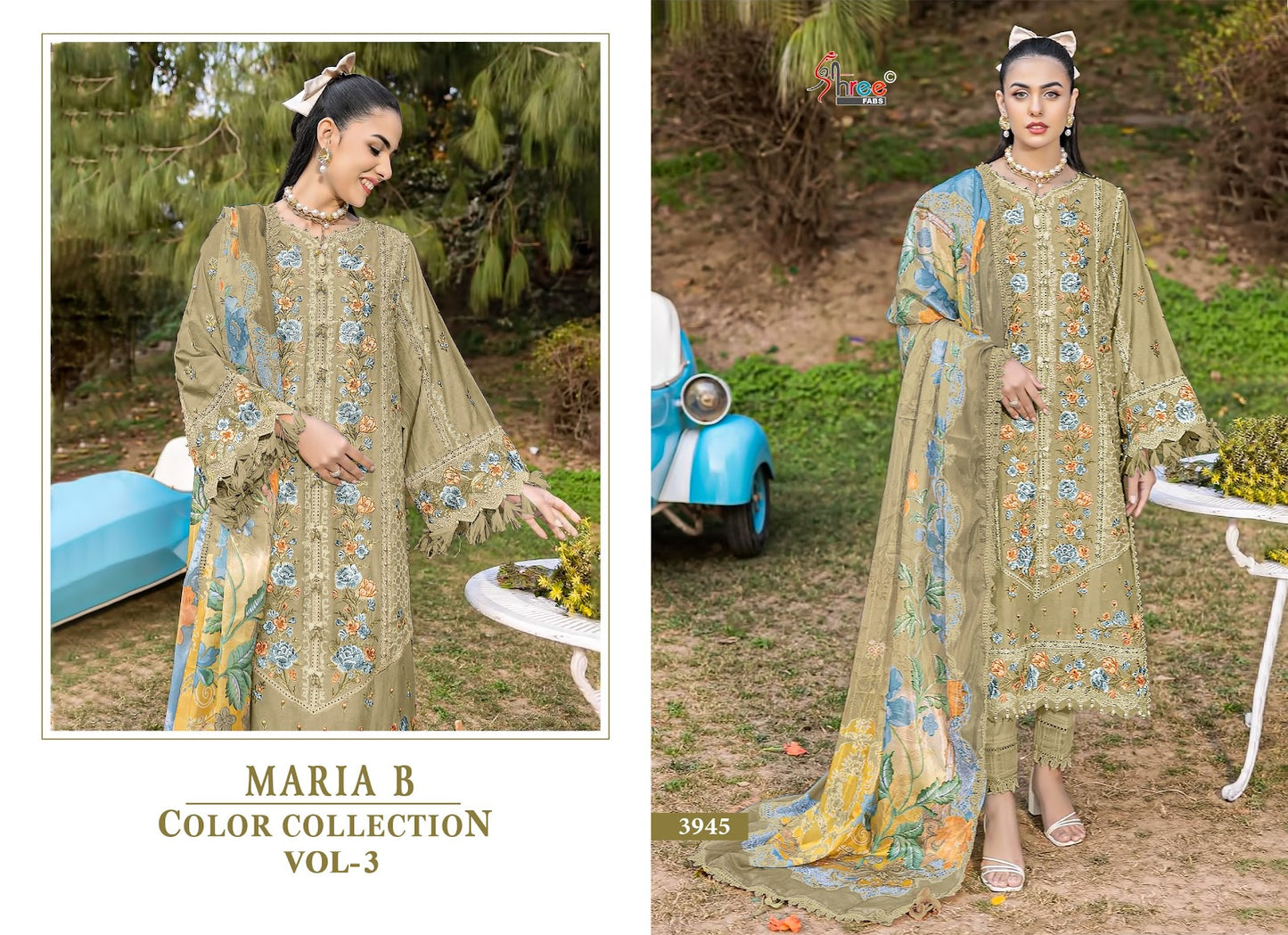 Maria B Color Collection Vol 3 Shree Fabs Pure Cotton Pakistani Salwar Suits Manufacturer