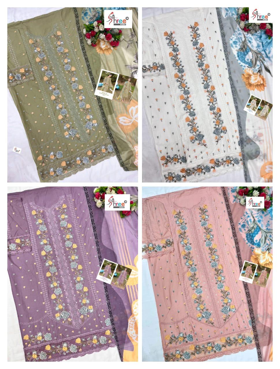 Maria B Color Collection Vol 3 Shree Fabs Pure Cotton Pakistani Salwar Suits Manufacturer