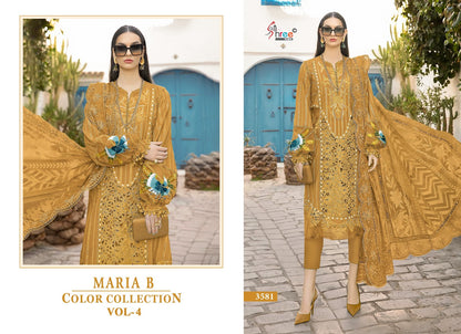 Maria B Color Collection Vol 4 Shree Fabs Pure Cotton Pakistani Salwar Suits Supplier Gujarat