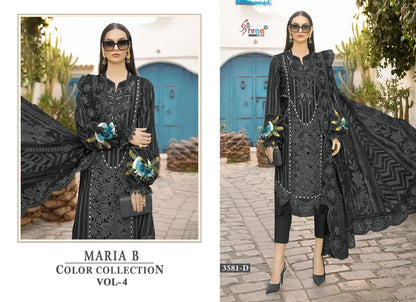 Maria B Color Collection Vol 4 Shree Fabs Pure Cotton Pakistani Salwar Suits Supplier Gujarat