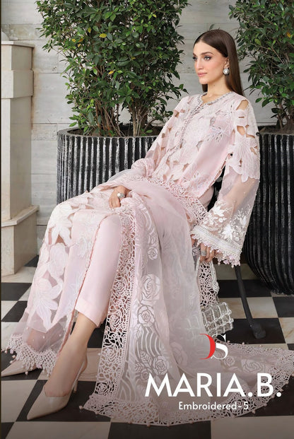 Maria B Embroidered 5 Deepsy Cotton Pakistani Patch Work Suits Supplier Ahmedabad