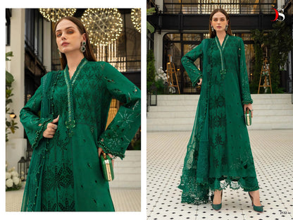 Maria B Embroidered 5 Deepsy Cotton Pakistani Patch Work Suits Supplier Ahmedabad