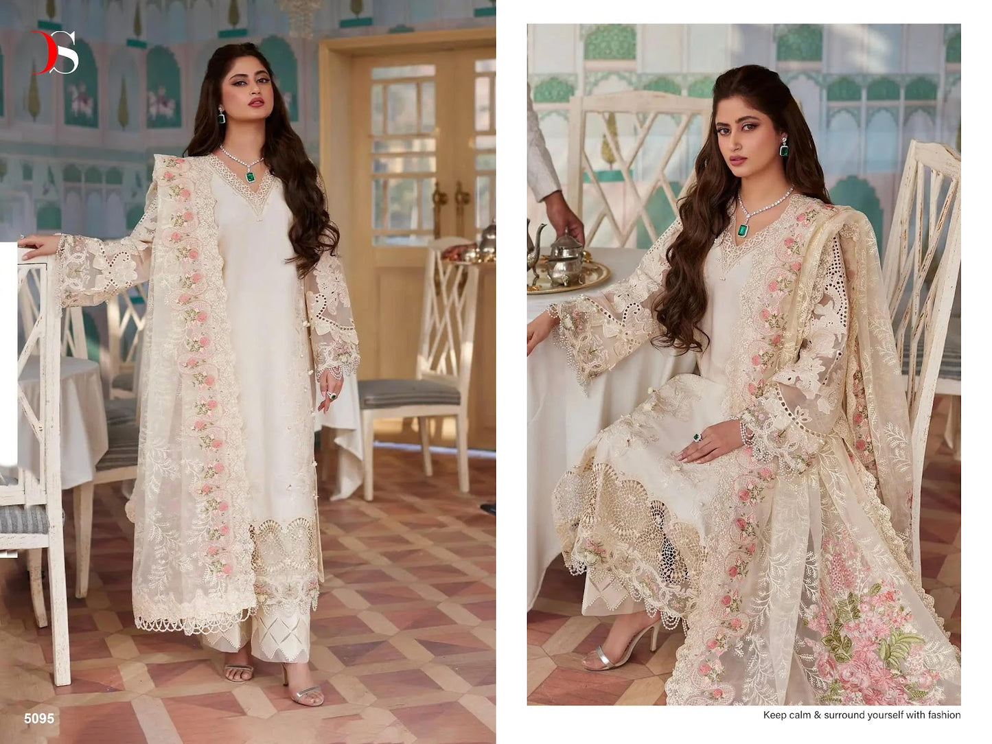 Maria B Embroidered Lawn 24 Deepsy Cotton Pakistani Salwar Suits
