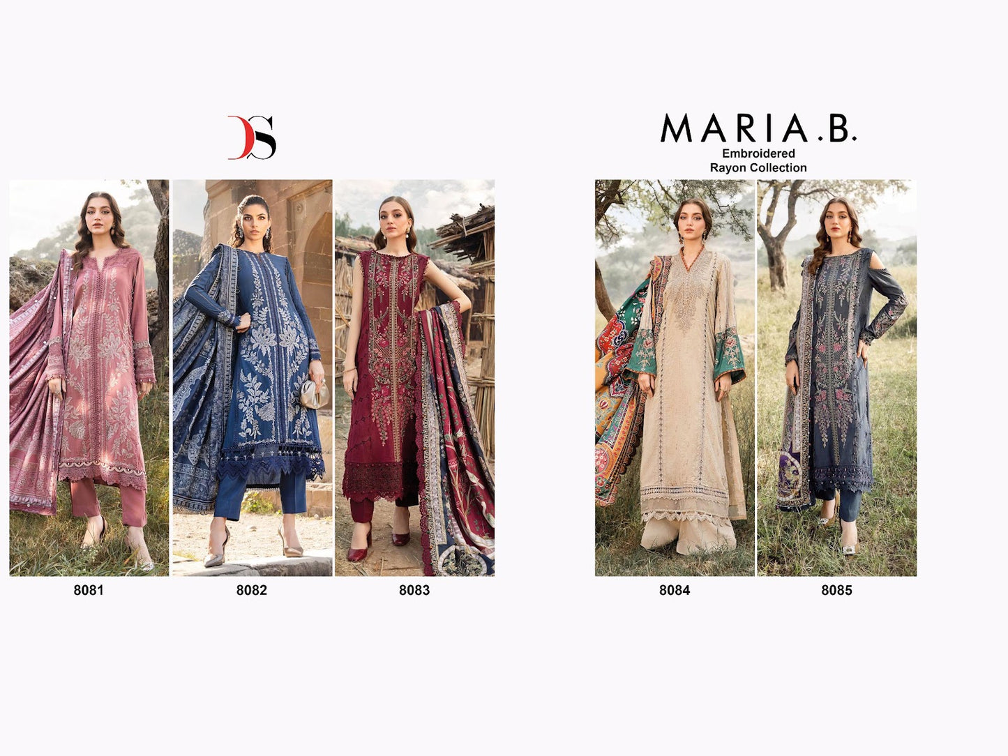 Maria B Embroidered Rayon Collection Deepsy Viscose Pakistani Salwar Suits Supplier Ahmedabad