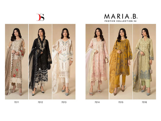 Maria B Festive Collection 24 Deepsy Cotton Pakistani Salwar Suits Supplier Ahmedabad