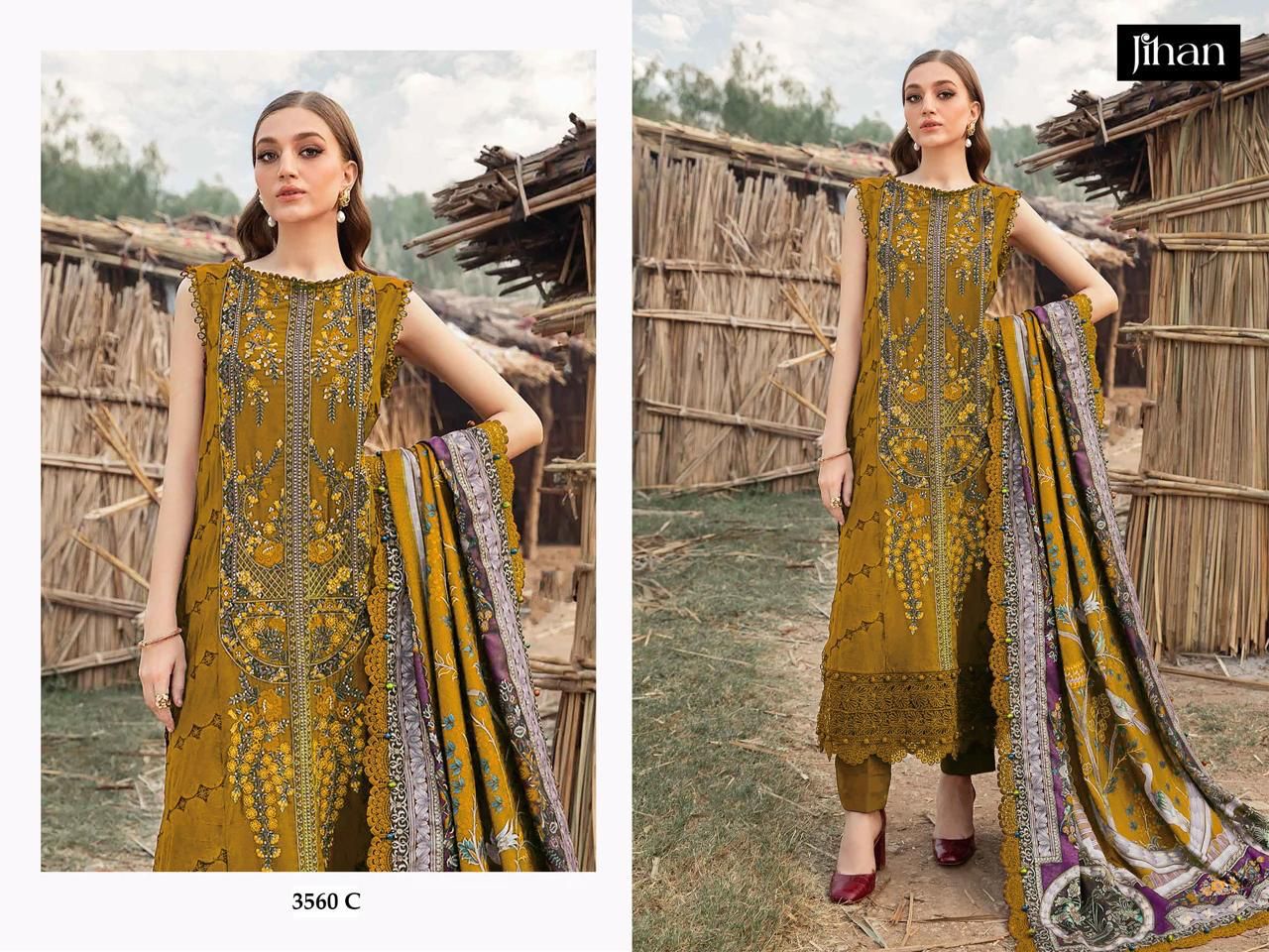 Maria B Jihan Heavy Reyon Pakistani Salwar Suits Supplier Gujarat