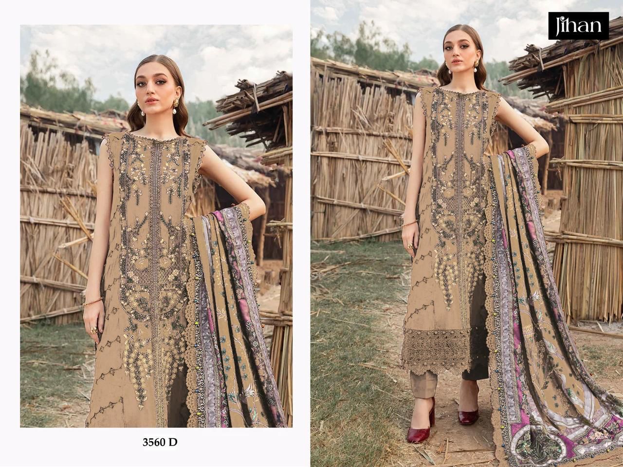 Maria B Jihan Heavy Reyon Pakistani Salwar Suits Supplier Gujarat