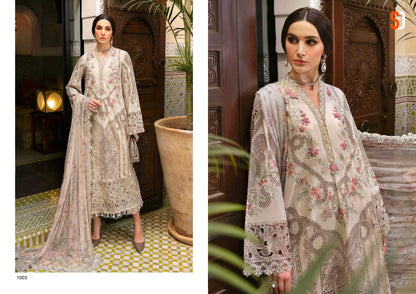 Maria B Lawn Shraddha Designer Pure Cotton Pakistani Salwar Suits Wholesaler