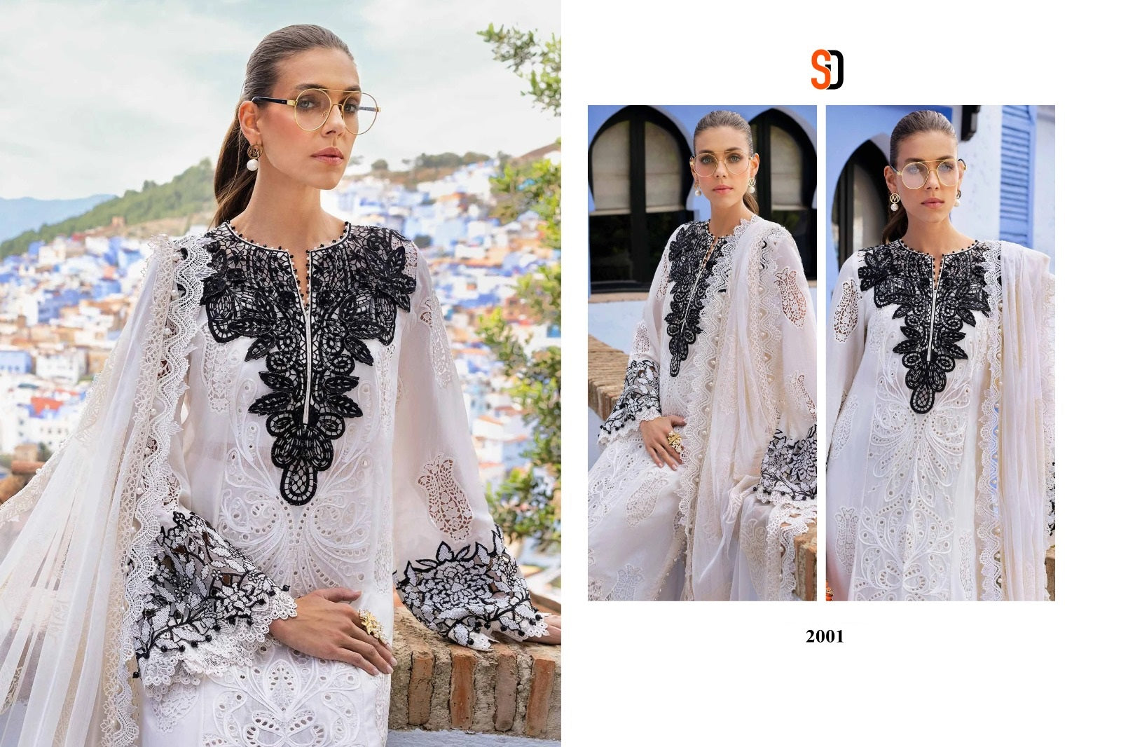 Maria B Lawn Vol 2 Shraddha Designer Pure Cotton Pakistani Salwar Suits Supplier Gujarat
