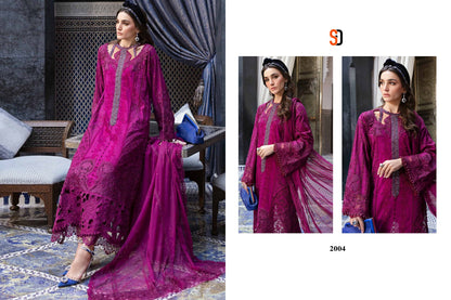 Maria B Lawn Vol 2 Shraddha Designer Pure Cotton Pakistani Salwar Suits Supplier Gujarat
