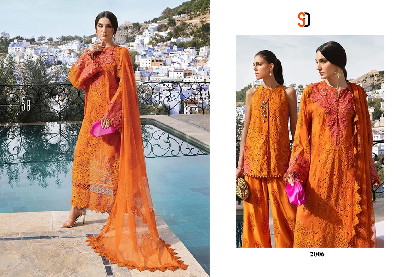 Maria B Lawn Vol 2 Shraddha Designer Pure Cotton Pakistani Salwar Suits Supplier Gujarat