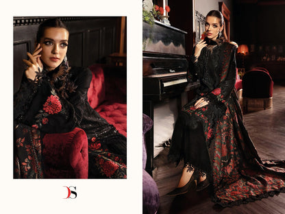 Maria B Luxe 25-2 Deepsy Viscose Rayon Pakistani Patch Work Suits Exporter Gujarat