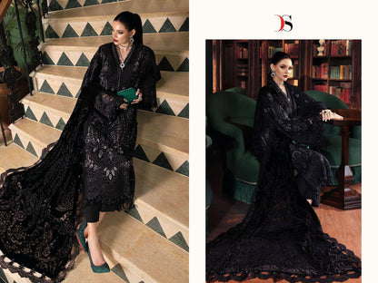 Maria B Luxe 25-2 Deepsy Viscose Rayon Pakistani Patch Work Suits Exporter Gujarat