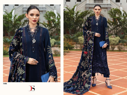 Maria B Luxe 25 Deepsy Viscose Rayon Pakistani Patch Work Suits Exporter India