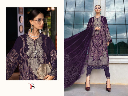 Maria B Luxe 25 Deepsy Viscose Rayon Pakistani Patch Work Suits Exporter India