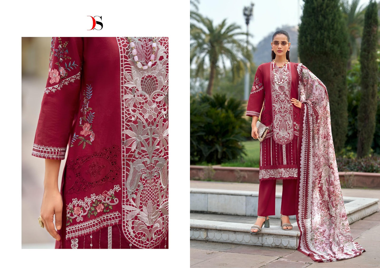 Maria B Luxe 3 Deepsy Cotton Pakistani Salwar Suits Manufacturer Gujarat