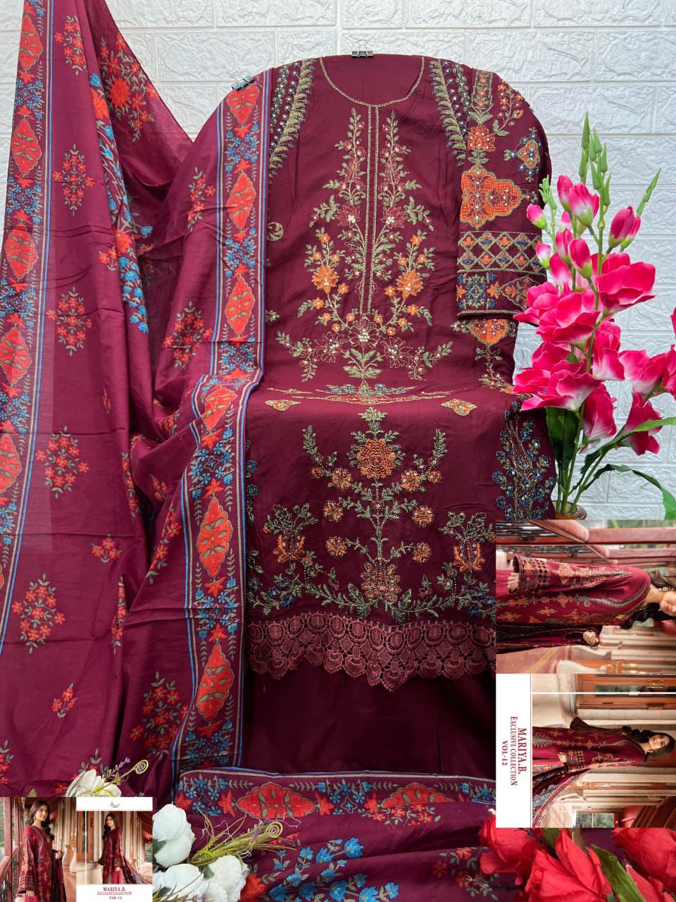 Maria B Luxe Shree Fabs Reyon Pakistani Salwar Suits Supplier