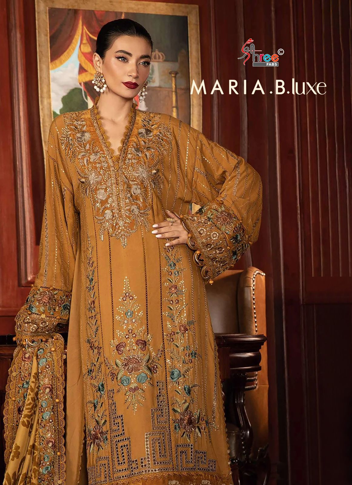 Maria B Luxe Shree Fabs Reyon Pakistani Salwar Suits Supplier
