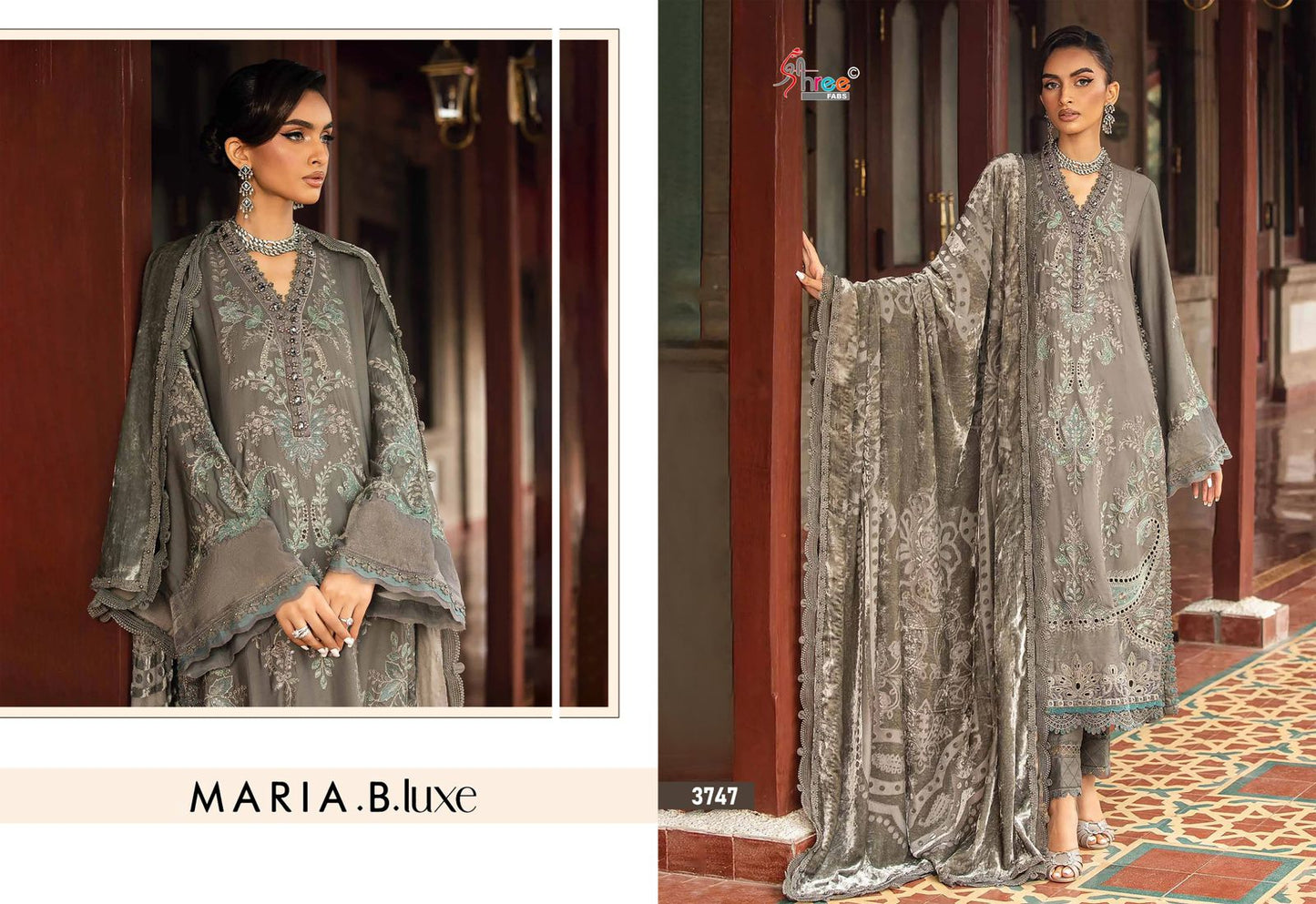 Maria B Luxe Shree Fabs Reyon Pakistani Salwar Suits Supplier
