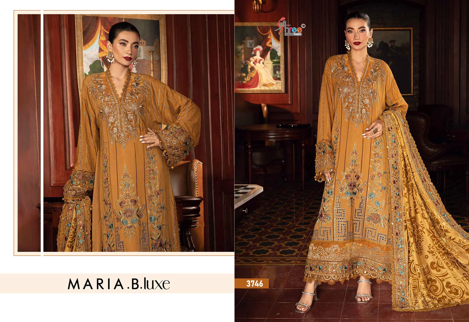Maria B Luxe Shree Fabs Reyon Pakistani Salwar Suits Supplier
