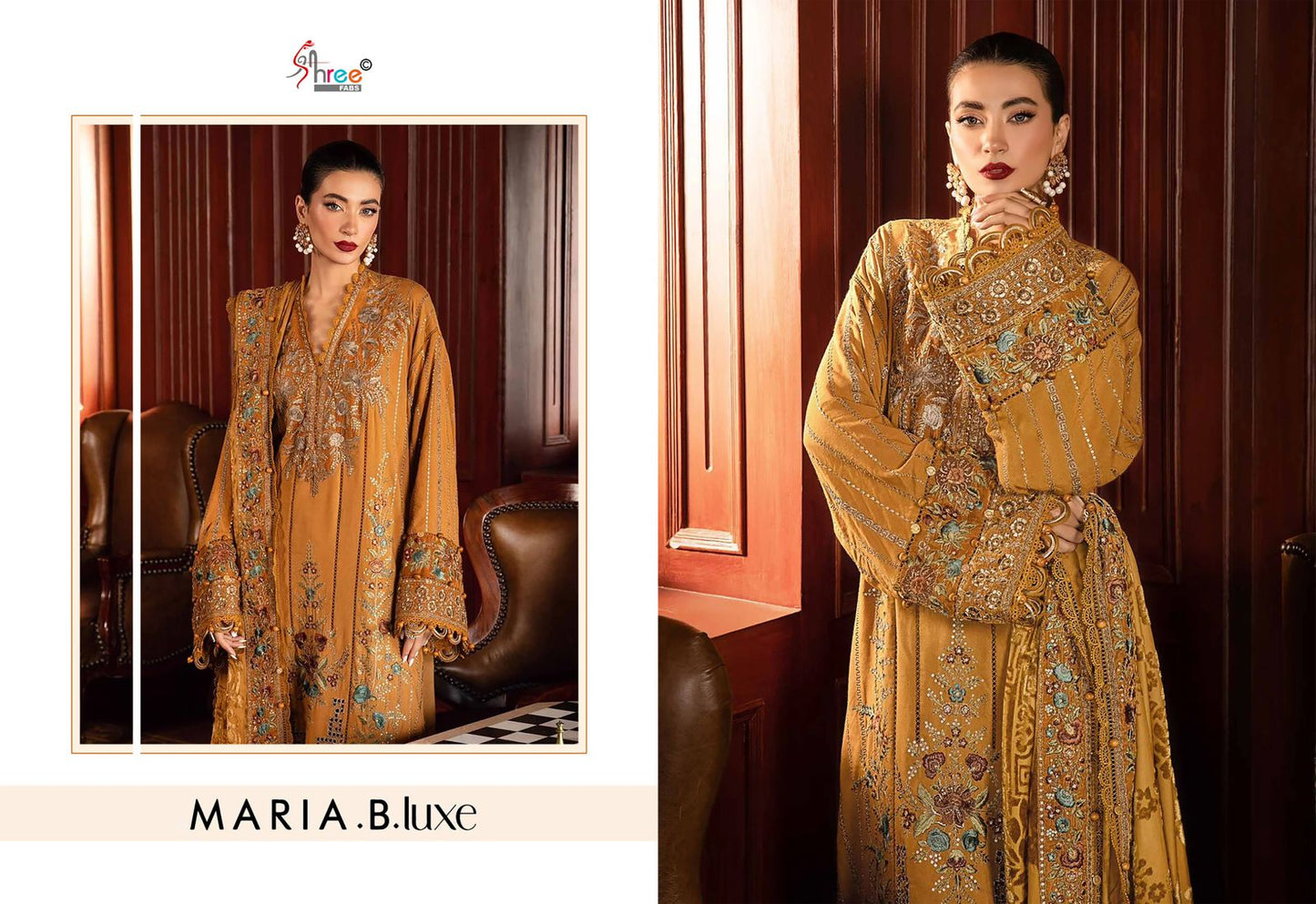 Maria B Luxe Shree Fabs Reyon Pakistani Salwar Suits Supplier