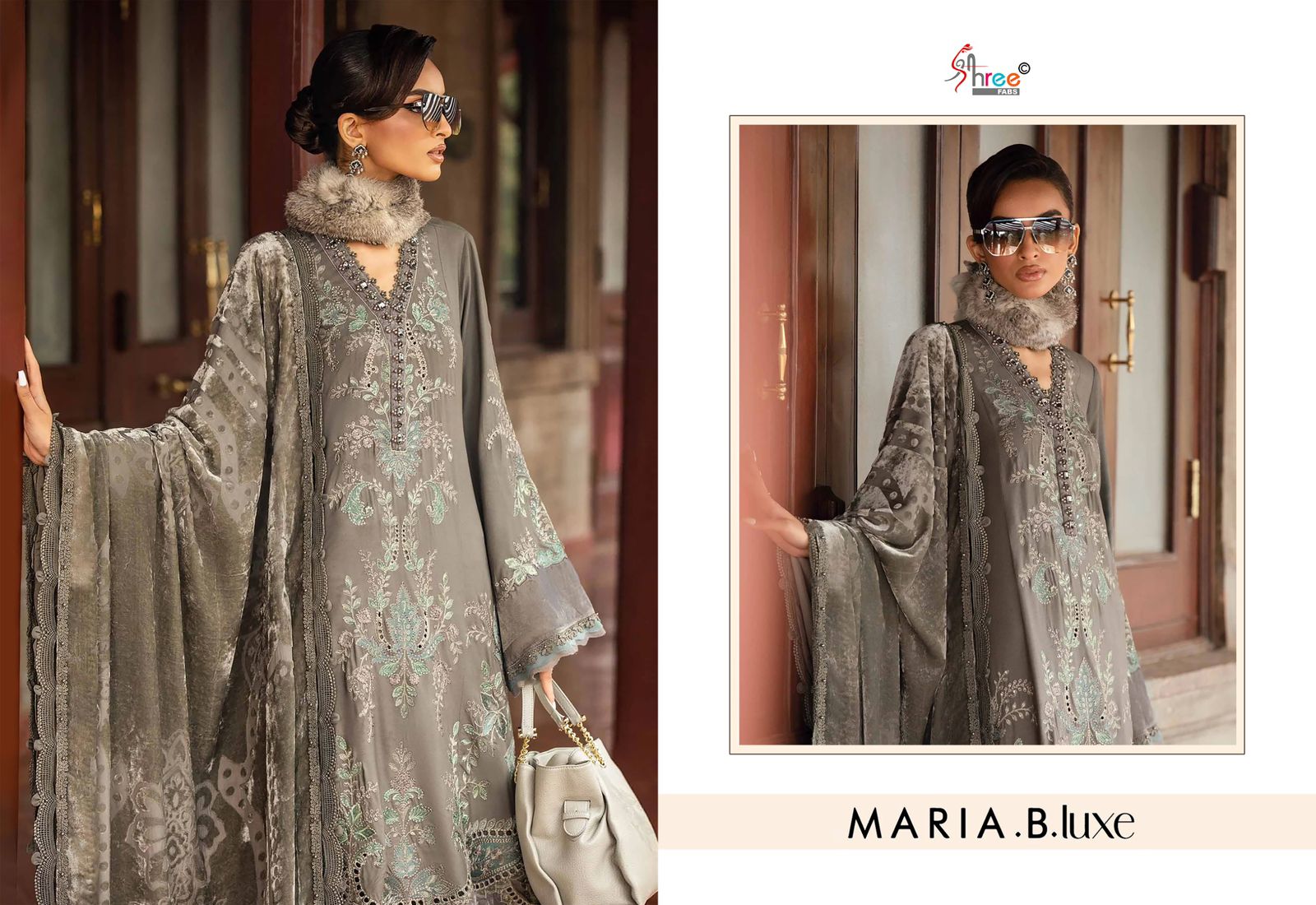 Maria B Luxe Shree Fabs Reyon Pakistani Salwar Suits Supplier