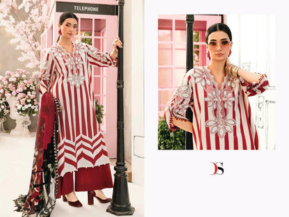 Maria B M Print 25-2 Deepsy Cotton Pakistani Patch Work Suits Manufacturer