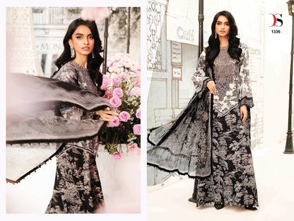 Maria B M Print 25-2 Deepsy Cotton Pakistani Patch Work Suits Manufacturer