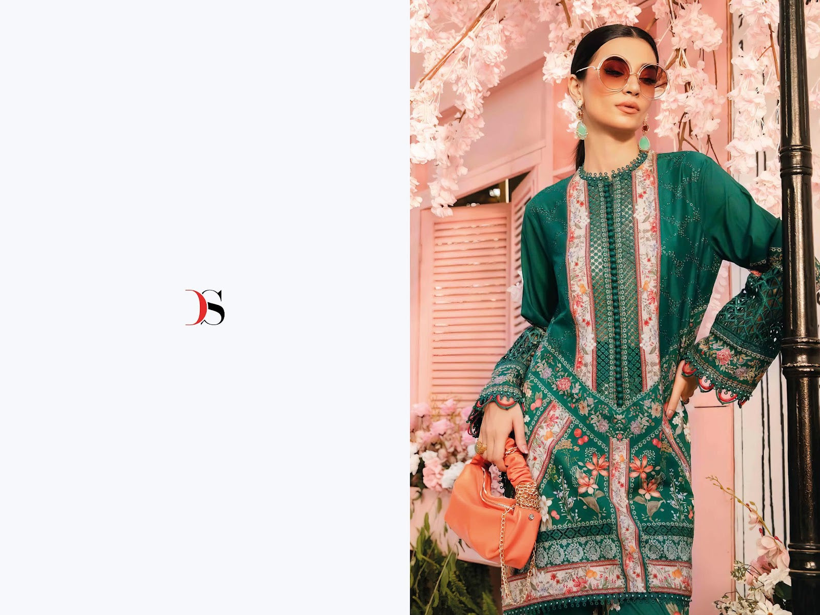 Maria B M Print 25-3 Deepsy Cotton Pakistani Patch Work Suits Manufacturer Gujarat