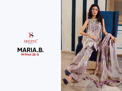Maria B M Print 25-5 Deepsy Cotton Pakistani Patch Work Suits Manufacturer