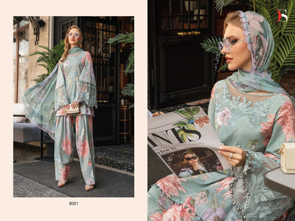 Maria B M Prints 24-4 Deepsy Cotton Pakistani Patch Work Suits Wholesale Price