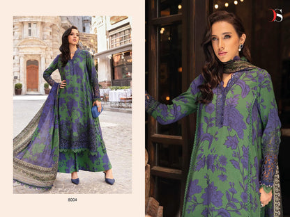 Maria B M Prints 24-4 Deepsy Cotton Pakistani Patch Work Suits Wholesale Price