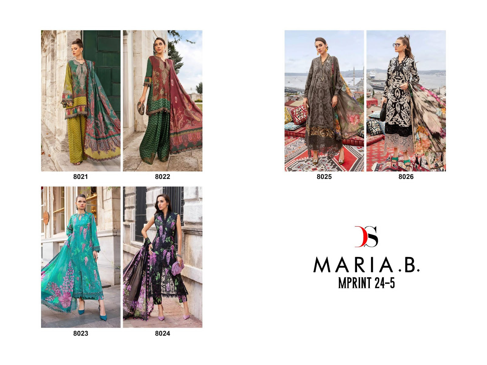 Maria B M Prints 24-5 Deepsy Cotton Pakistani Patch Work Suits Wholesaler Ahmedabad