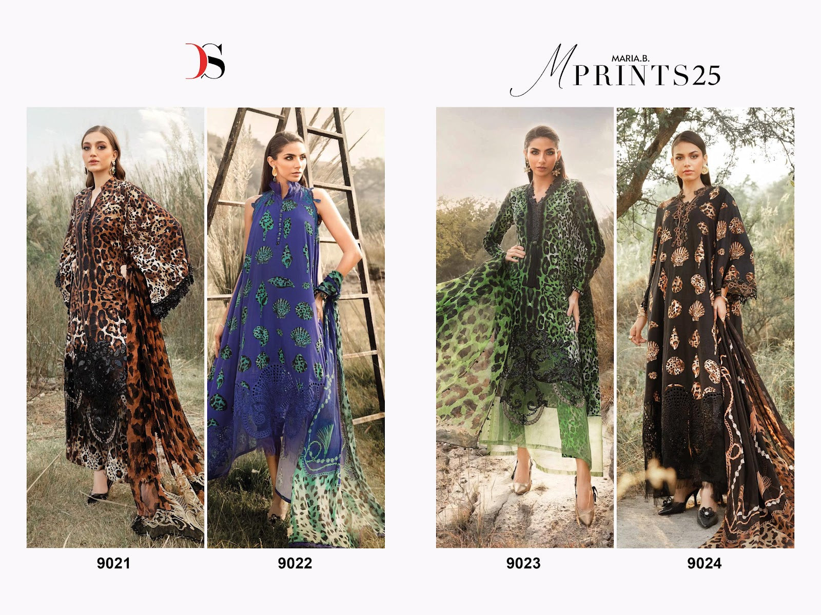Maria B M Prints 25 Deepsy Cotton Pakistani Patch Work Suits Wholesale Price