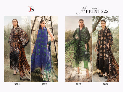 Maria B M Prints 25 Deepsy Cotton Pakistani Patch Work Suits Wholesale Price
