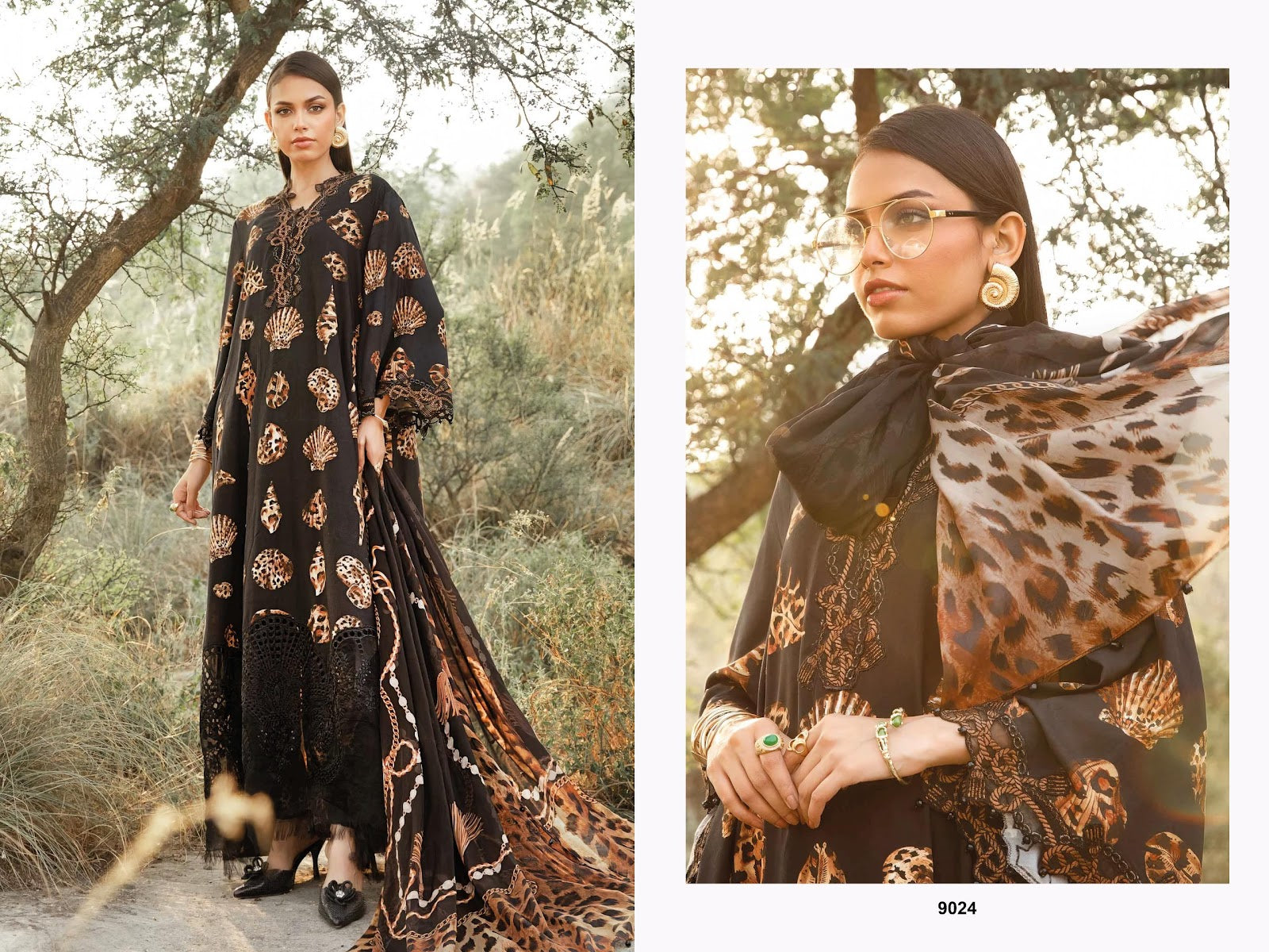 Maria B M Prints 25 Deepsy Cotton Pakistani Patch Work Suits Wholesale Price